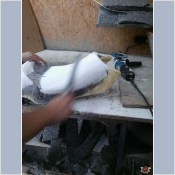 Nach dem ersten Probesitzen noch weitere Feinarbeiten Nach dem ersten Probesitzen noch weitere Feinarbeiten